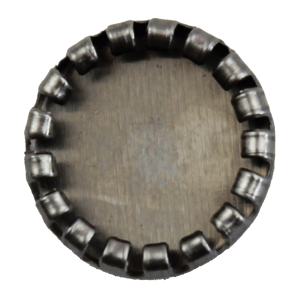 fém díszítő elem kerek foglalat