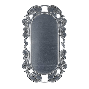 fém díszítőelem ovális cimke