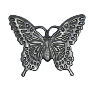 fém díszítő elem miniatűr pillangó