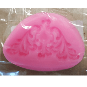 Szilikon barokk cirádás dísz