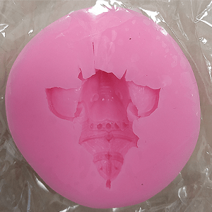 Szilikon indiai elefántfej